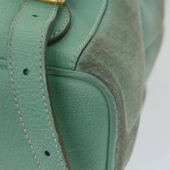 GUCCI Bamboo Backpack Suede Light Blue Auth 63986 - Picture 16 of 16